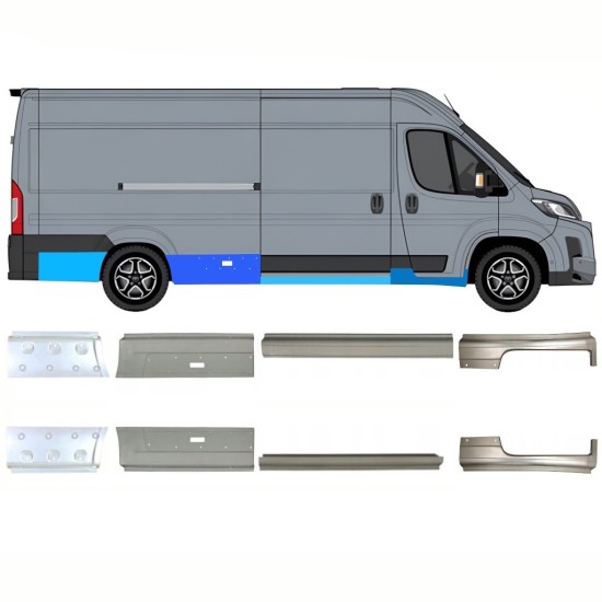 Opravný plech sada na Toyota Proace Max 2024- / Levá+Pravá 16707