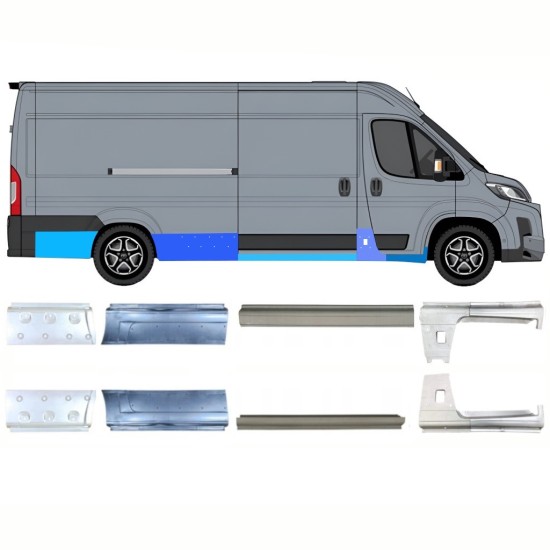 Opravný plech sada na Toyota Proace Max 2024- / Levá+Pravá 16711