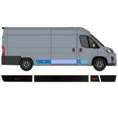 Sada lišt na Toyota Proace Max 2024- / Pravá / 15894