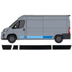 Sada lišt na Toyota Proace Max 2024- / Levá / 15887