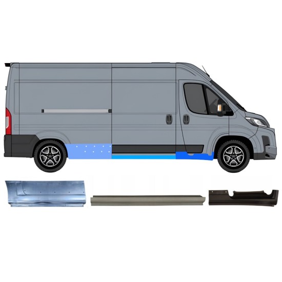 Opravný plech sada na Toyota Proace Max 2024- / Pravá 16761