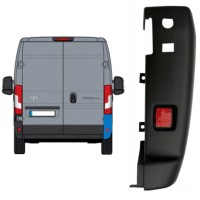 Roh zadního nárazníku 180 stupňů na Toyota Proace Max 2024- / Pravá 16038