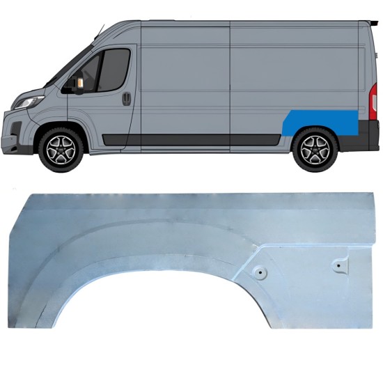Lem zadního blatníku na Toyota Proace Max 2024- / Levá 16964