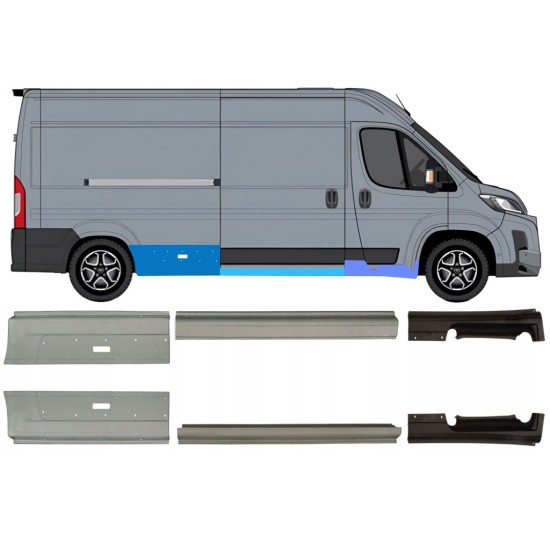 Opravný plech prahu na Toyota Proace Max 2024- / Levá+Pravá 16710