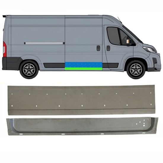 Opravný plech posuvných dveří na Toyota Proace Max 2024- / Pravá 16704