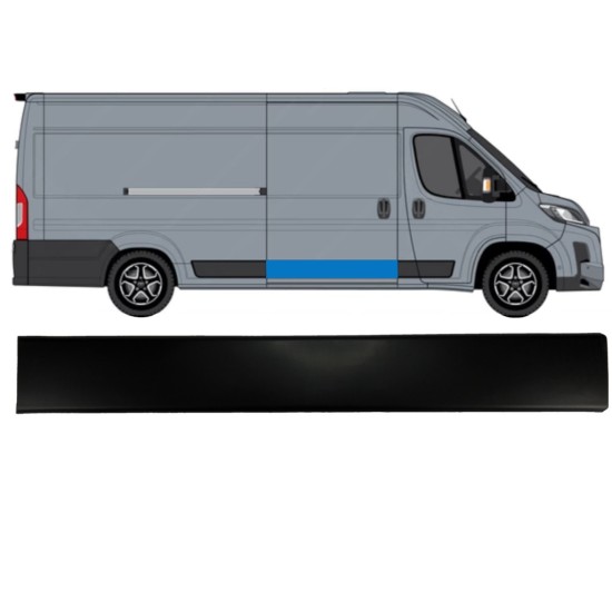 Boční lišta posuvných dveří na Toyota Proace Max 2024- / Pravá 15929