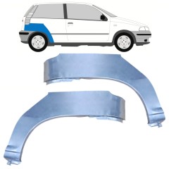 Lem zadního blatníku na Fiat Punto I 1993-1999 / Levá+Pravá / Sada 9684