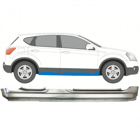 NISSAN QASHQAI 2007-2013 OPRAVA PRAHU / PRÁVA