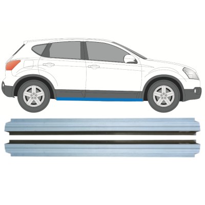 Opravný plech prahu vnitřní na Nissan Qashqai 2007-2013 / Levá+Pravá / Sada 14980