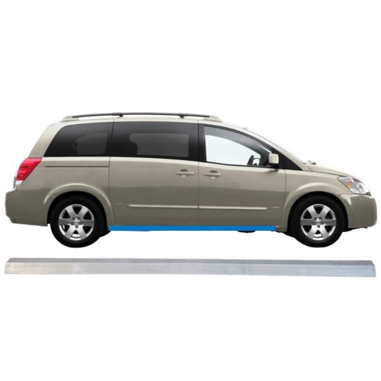 Opravný plech spodní části prahu na Nissan Quest 2003-2009 / Levá = Pravá (symetrická) 15104