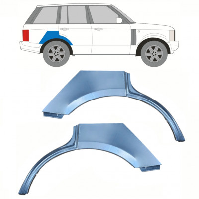 Lem zadního blatníku na Land Rover Range Rover 2002-2012 / Levá+Pravá / Sada 10287