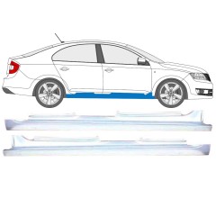 Kompletní práh na Skoda Rapid 2012-2022 / Levá+Pravá / Sada 11607