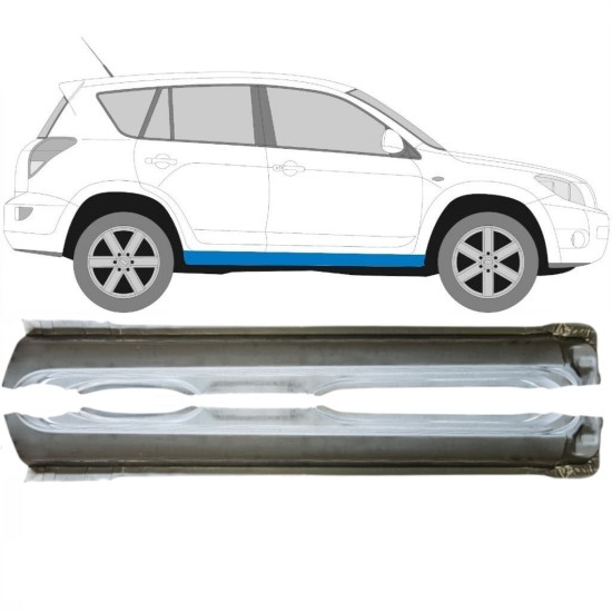 Kompletní práh na Toyota Rav4 2006-2013 / Levá+Pravá / Sada 14752 Kompletní práh na Toyota Rav4 2006-2013 / Levá+Pravá / Sada 14752