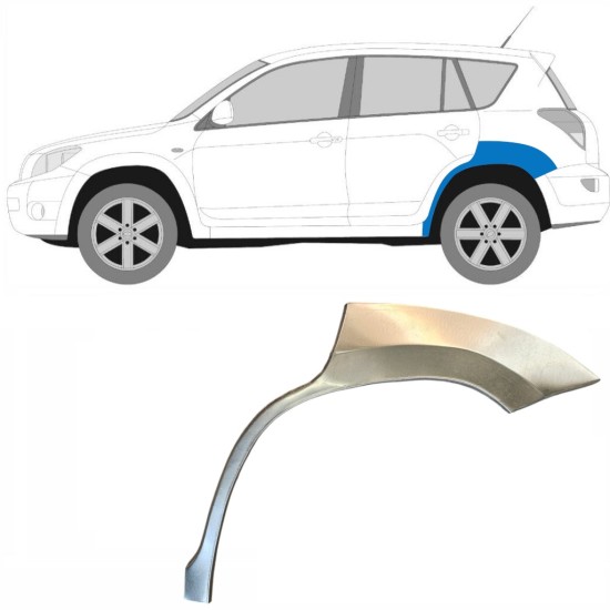 Lem zadního blatníku na Toyota Rav4 2006-2013 / Levá 14754 Lem zadního blatníku na Toyota Rav4 2006-2013 / Levá 14754