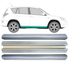 Opravný plech prahu vnitřní + vnější na Toyota Rav4 2006-2013 / Levá+Pravá / Sada 14910