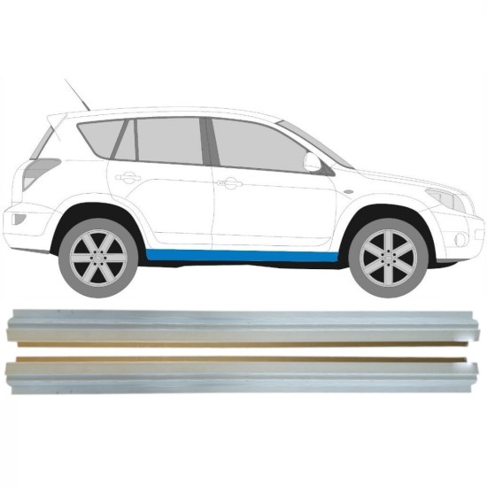 Opravný plech prahu vnitřní na Toyota Rav4 2006-2013 / Levá+Pravá / Sada 14908 Opravný plech prahu vnitřní na Toyota Rav4 2006-2013 / Levá+Pravá / Sada 14908