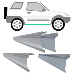 Opravný plech prahu vnitřní + vnější na Toyota Rav4 1994-2000 / Levá = Pravá (symetrická) / Sada 11325