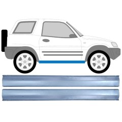 Opravný plech prahu na Toyota Rav4 1994-2000 / Levá = Pravá (symetrická) / Sada 9360