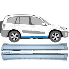 Kompletní práh na Toyota Rav4 2000-2005 / Levá+Pravá / Sada 9397
