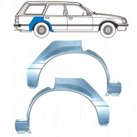 Lem zadního blatníku na Opel Rekord E 1977-1986 / Levá+Pravá / COMBI / Sada 10788