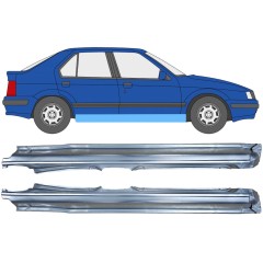 Kompletní práh na Renault 19 1988-1995 / Levá+Pravá / Sada 11878