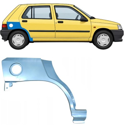 Lem zadního blatníku na Renault Clio I 1990-1998 / Pravá 7682