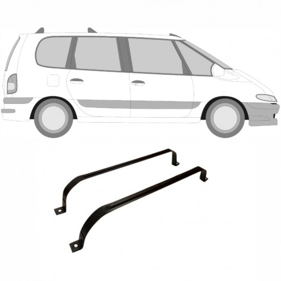 Objímky palivové nádrže na Renault Espace 1997-2002 9345