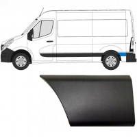 Boční lišta zadního blatníku za kolem na Renault Master 2010- / SWB / Levá 8322