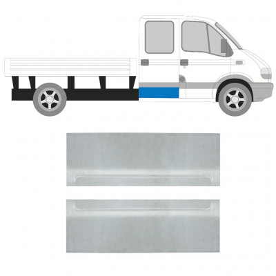 RENAULT MASTER 1998-2010 DVOJITÁ KABINA OPRAVA ZADNÍCH DVEŘÍ PANEL / NASTAVIT