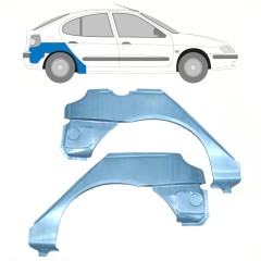 Lem zadního blatníku na Renault Megane I Scenic 1995-2003 / Levá+Pravá / Sada 10101