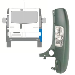 Roh zadního nárazníku pro světlo na Opel Vivaro 2001-2014 / Pravá 15312
