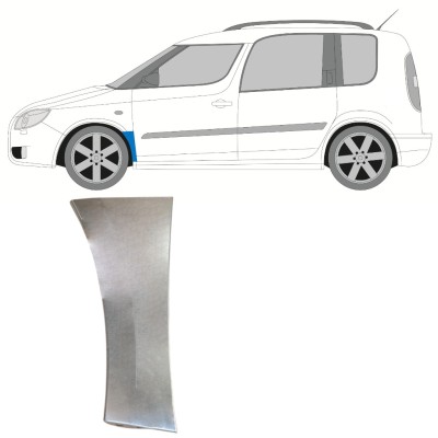 Opravný plech předního blatníku na Skoda Roomster Praktik 2006-2015 / Levá 14694