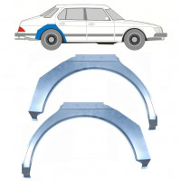 Lem zadního blatníku na Saab 900 1978-1995 / Levá+Pravá / Sada 11045