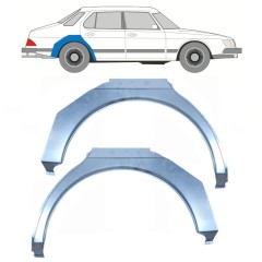 Lem zadního blatníku na Saab 900 1978-1998 / Levá+Pravá / Sada 11045