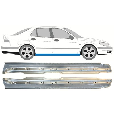 Kompletní práh na Saab 9-5 1997-2010 / Levá+Pravá / COMBI / SEDAN / Sada 14631