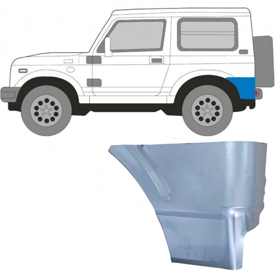 SUZUKI SAMURAI 1981-2004 ZADNÍ KOLO PANEL / LEVÝ