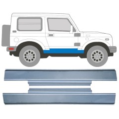 Opravný plech prahu na Suzuki Samurai 1981- / Levá+Pravá / Sada 16143