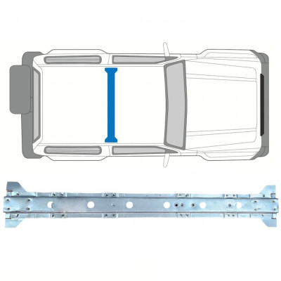 SUZUKI SAMURAI 1981-2004 PODLAHOVÝ VÝZTUŽNÝ PANEL