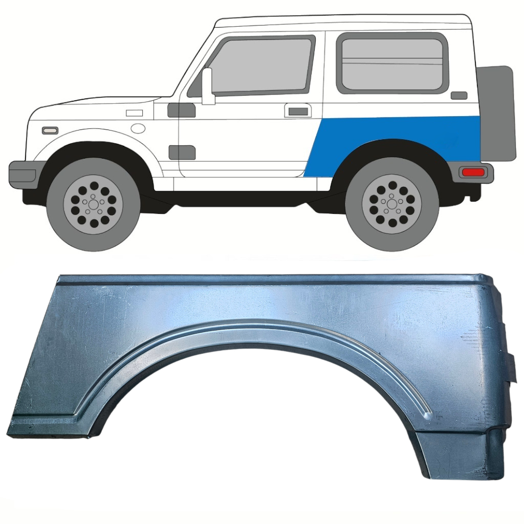 Lem Zadního Blatníku Na Suzuki Samurai 1981-2004 / Levá 10815