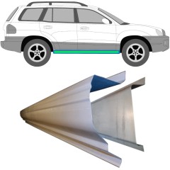 Opravný plech prahu vnitřní + vnější na Hyundai Santa Fe 2001-2006 / Levá = Pravá (symetrická) / Sada 11588