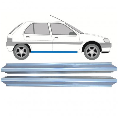 Opravný plech prahu na Citroen Saxo 1996-2004 / Levá+Pravá / Sada 10054