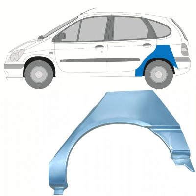 Lem zadního blatníku na Renault Scenic 1995-2003 / Levá 8404