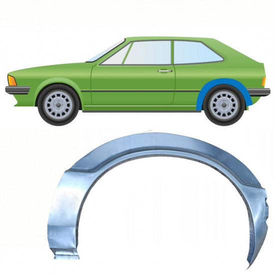 VW SCIROCCO 1974-1981 PODBĚH ZADNÍHO KOLA OPRAVNÝ PANEL / LEVÝ