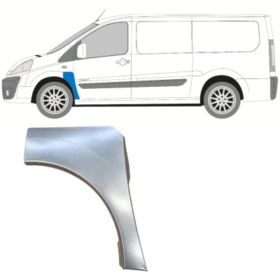 Opravný plech předního blatníku na Fiat Scudo 2007-2016 / Levá 12898