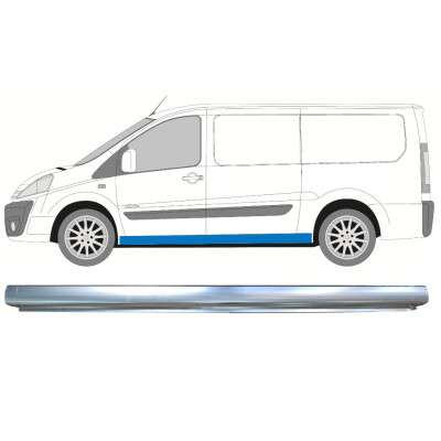 Opravný plech prahu na Fiat Scudo Dispatch Expert 2007- / LWB / Levá 11047