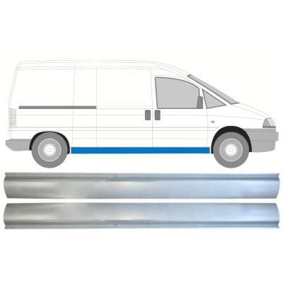 Opravný plech prahu na Fiat Scudo 1994-2007 / Sada 14526