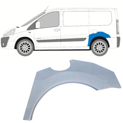 Lem zadního blatníku na Fiat Scudo 2007-2016 / Levá 14579