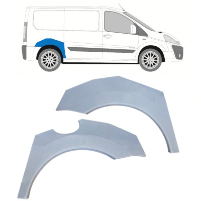 Lem zadního blatníku na Fiat Scudo 2007-2016 / Levá+Pravá / Sada 14580
