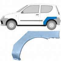 Lem zadního blatníku na Fiat Seicento 1998-2010 / Levá 6513