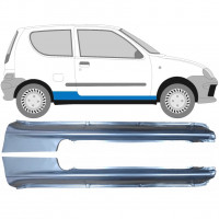 Kompletní práh na Fiat Seicento 1998-2010 / Levá+Pravá / Sada 9598